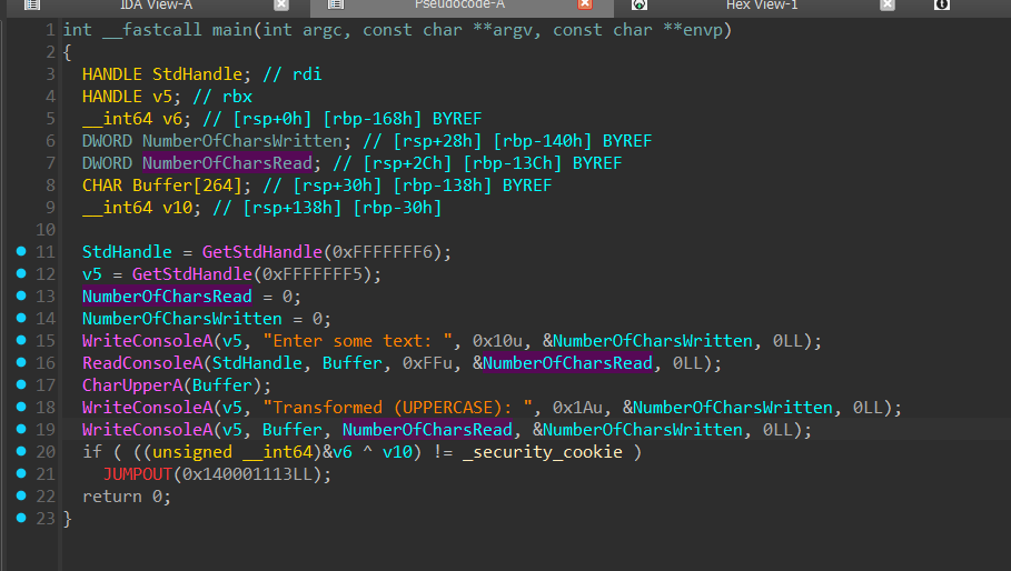 Code after devirtualization